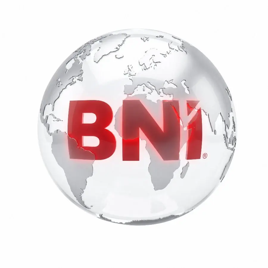 Globus z logotypem BNI